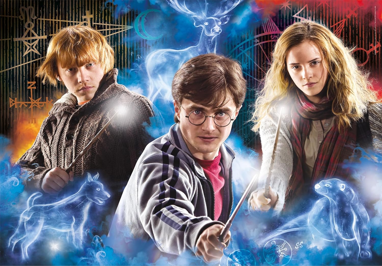 Clementoni 35535 Harry Potter Jigsaw 500 Pieces-Poster Included, Puzzle for Adults 14-99 Years, Gift for Men/Women, Hogwarts, Made in Italy, Multicolor
