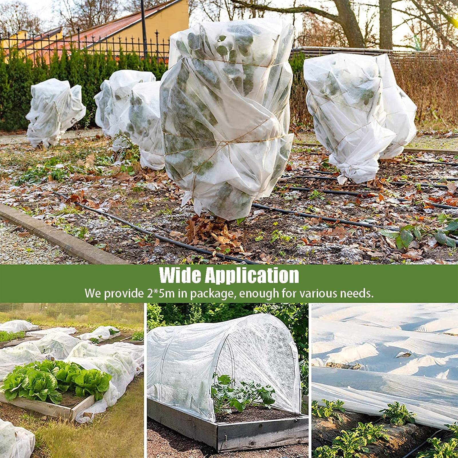 Telo Protettivo Per Piante 3x12m – Pile Antigelo Per Orto E Giardino – Protegge Verdure E Fiori Dal Freddo