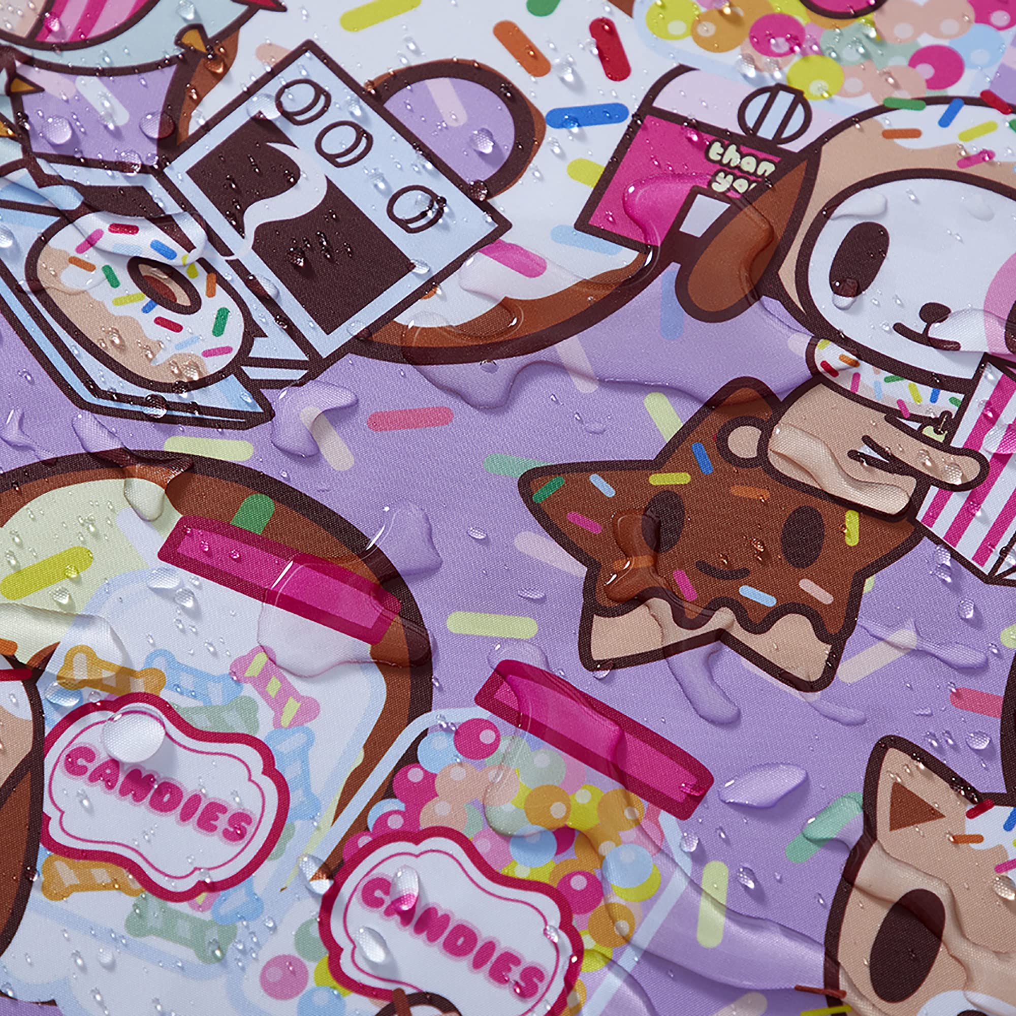 Tokidoki Sweetshop Shower Curtain with Rings ()