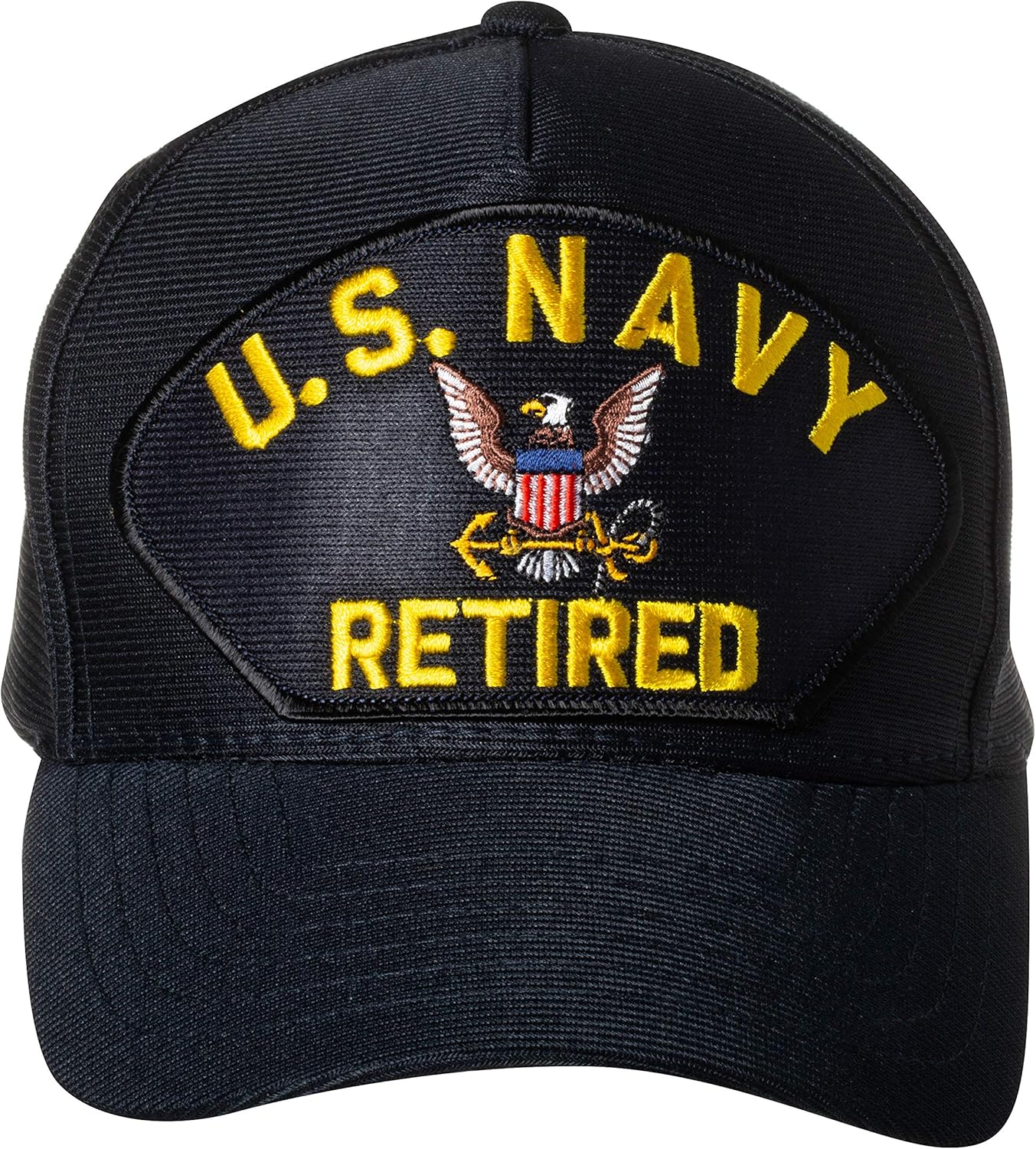 Artisan Owl United States Retired Emblem Patch Hat – Adjustable Baseball Cap