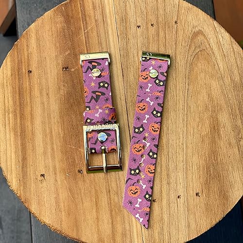 Miniatura 4 de 20mm Watch Band for Samsung Galaxy Watch 5 & 6 (44mm 40mm), Watch 6 Classic (43mm 47mm) Galaxy Watch 5 Pro 45mm - Halloween Themed Motives Bracelet