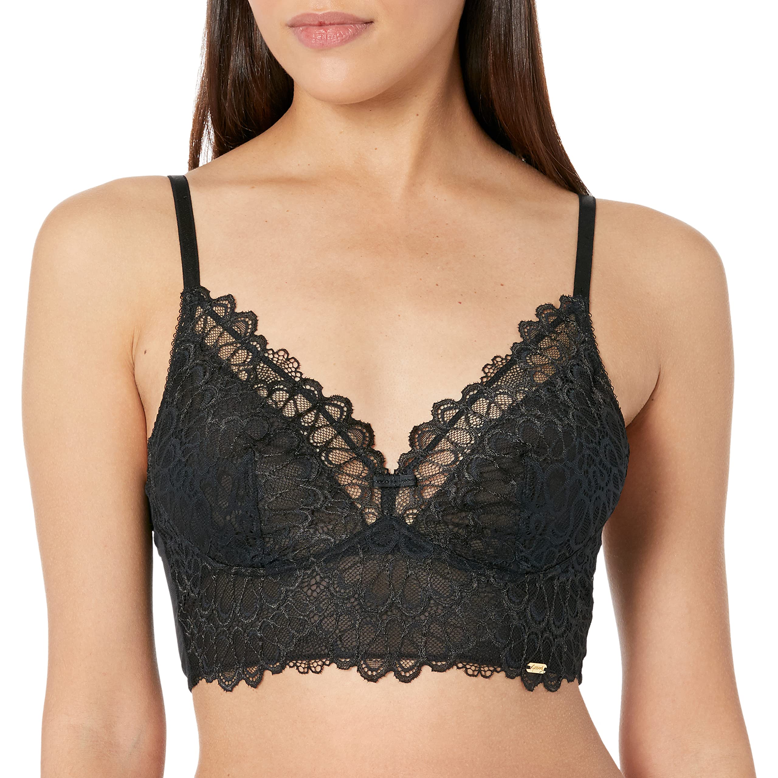 Gossard Swirl Non Padded Bralet Black 36F