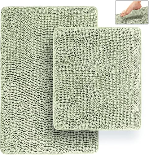 Miniatura 52 de Tafts - Alfombra de baño de lujo ultrasuave y afelpada, de microfibra de chenilla, absorbente, antideslizante, lavable a máquina, decoración