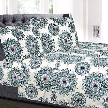 Twin Sheets - Breathable Luxury Sheets with Full Elastic & Secure Corner Straps Built In - 1800 Supreme Collection Extra Soft Deep Pocket Bedding Set, Sheet Set, Twin, Ashley