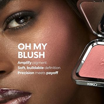 KIKO Milano Unlimited Blush 03, Long-Lasting Powder Blush With A Buildable Result