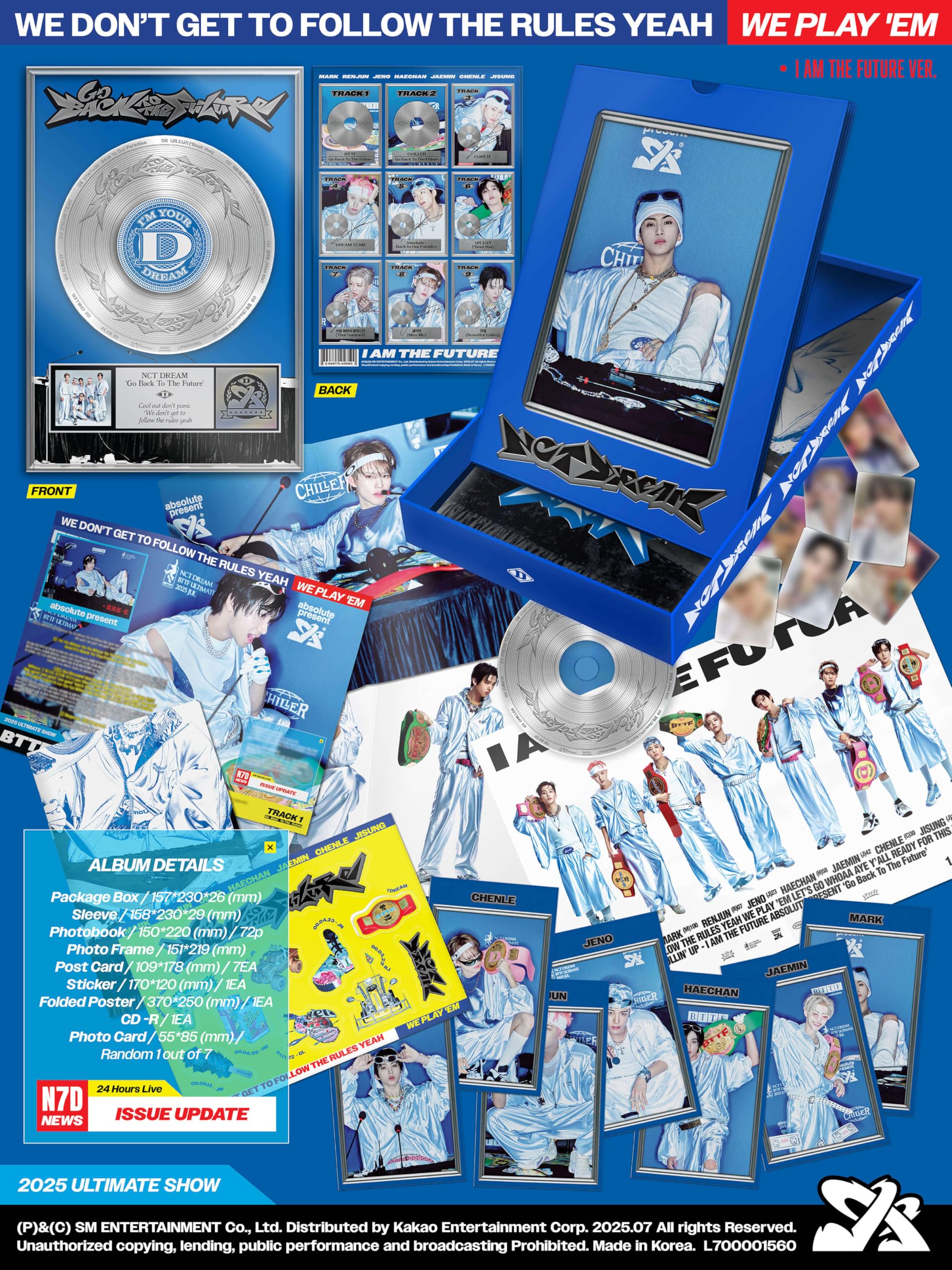 NCT DREAM Go Back To The Future Album [I AM THE FUTURE Ver.]+Pre