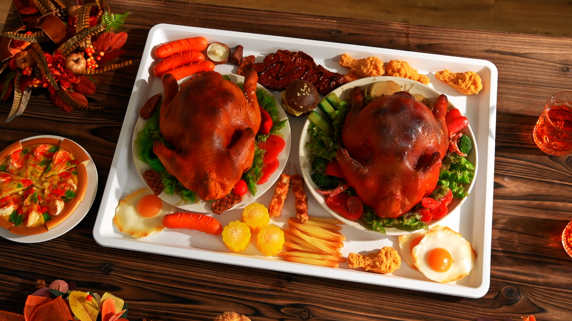 Amazon.com: Tiangrid 2 Pcs 18 x 26 Inch Large Plastic Tray
