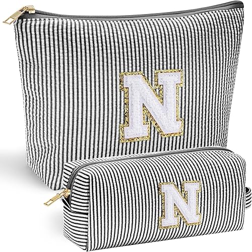 Miniatura 148 de YOOLIFE Regalos del Día de la Madre para Mujeres Bolsa de Maquillaje Inicial 2 Bolsa de Cosméticos Bolsa de Maquillaje de Viaje Regalos