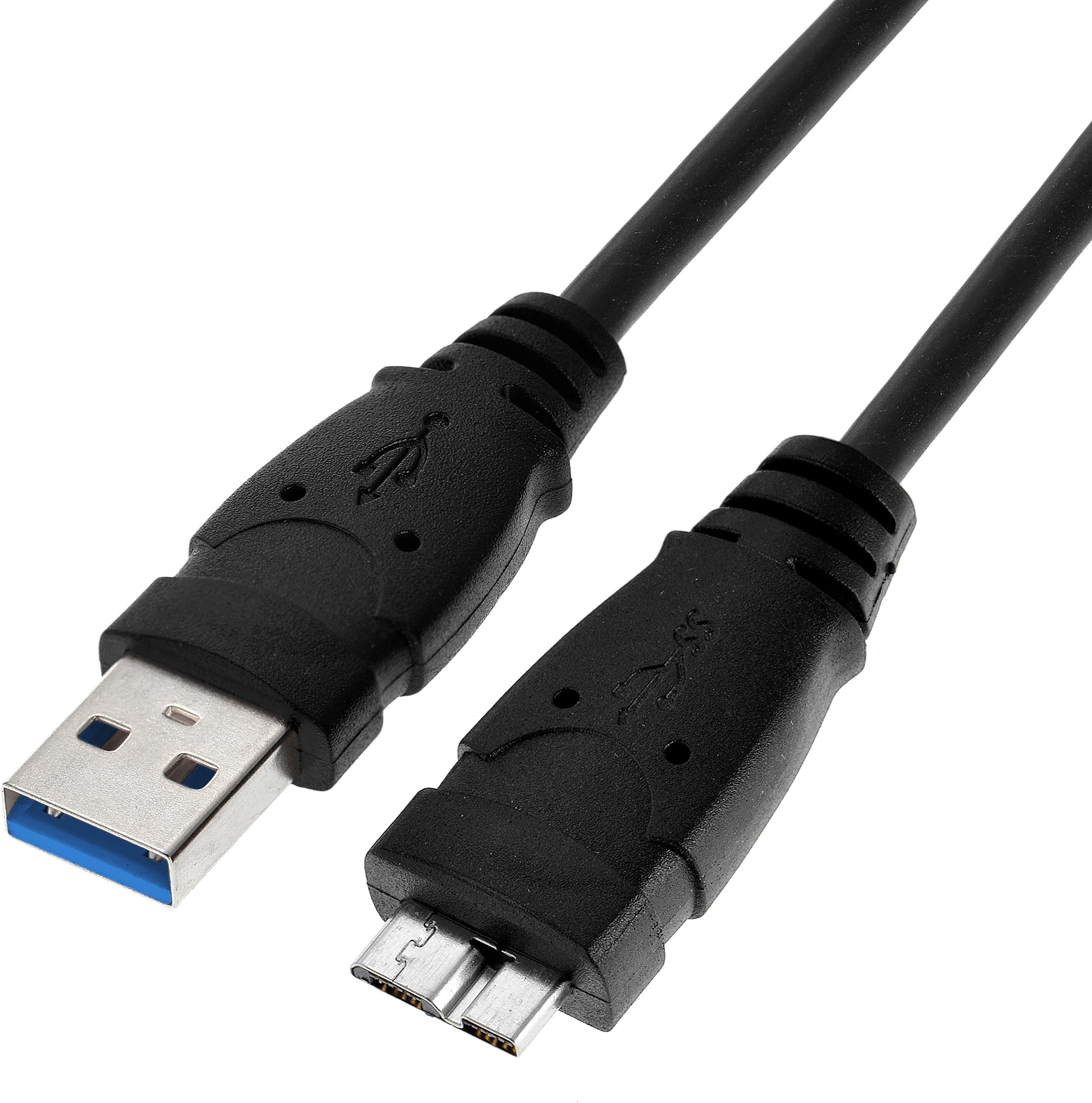 Mediabridge USB 3.0 - Micro-USB to USB Cable (8 Feet) - SuperSpeed A Male to Micro B
