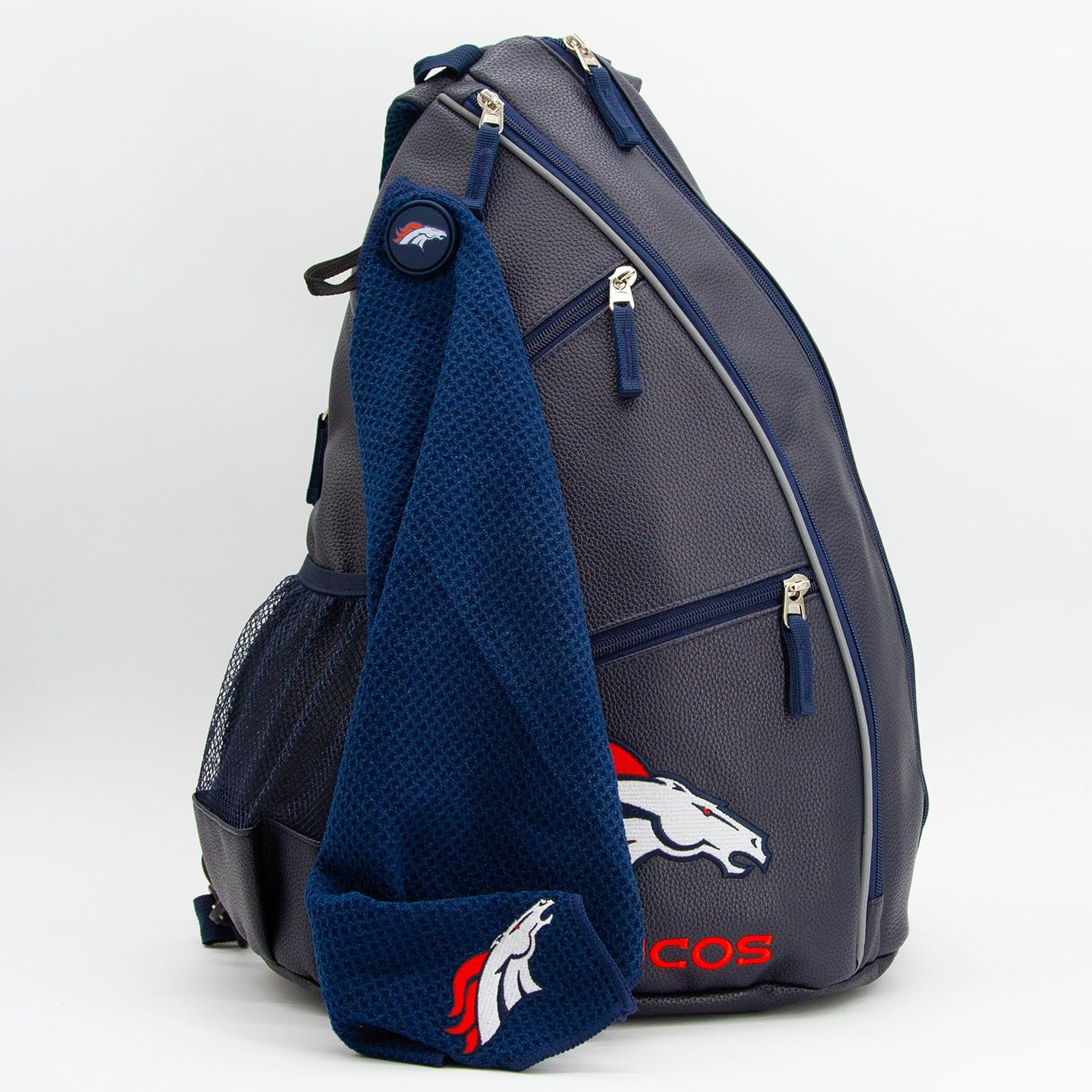 Team Golf PU Leather Backpack, Multi Team Colors, Large