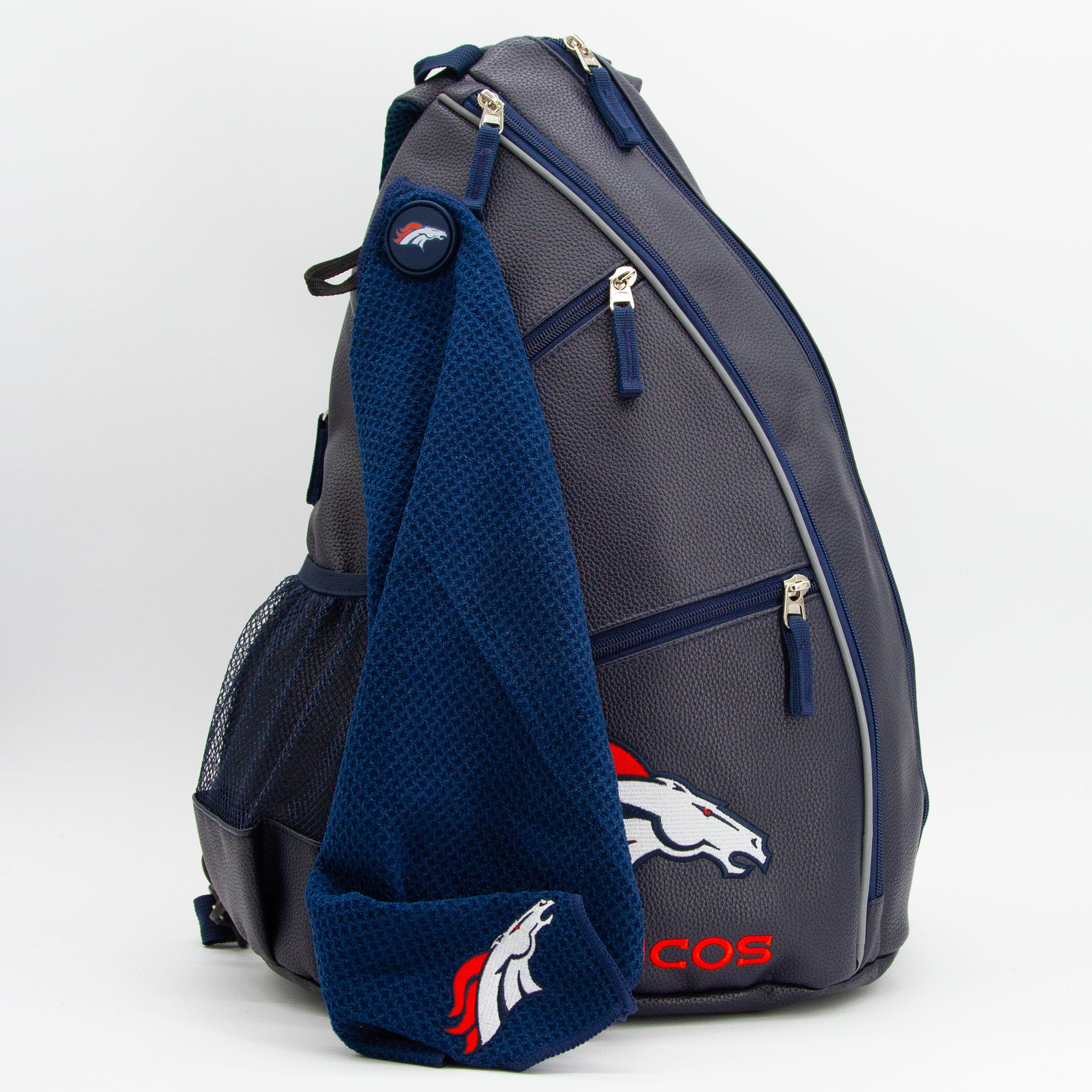 Team Golf Mochila de piel sintética, varios colores del equipo, grande