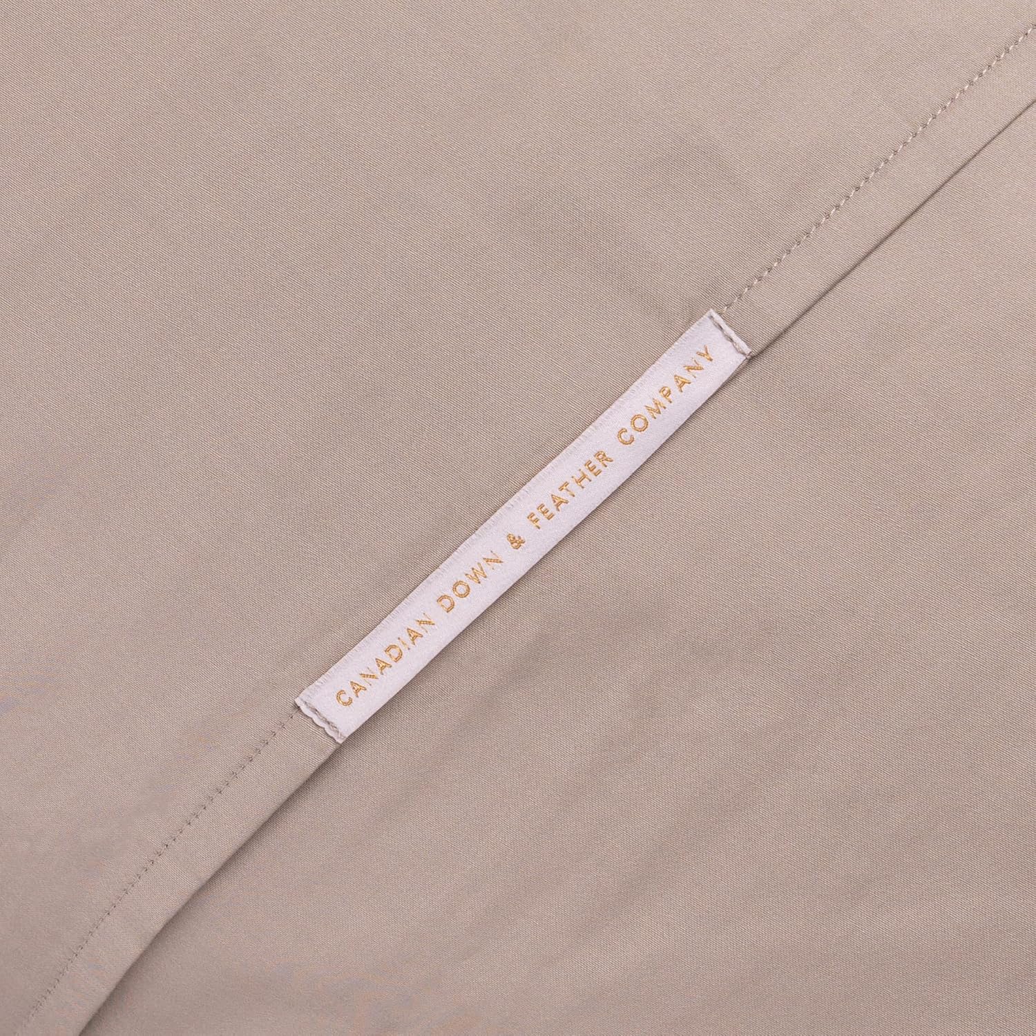 Canadian Down & Feather Co. Queen Pillowcase Set - 300 TC Cotton Pillowcases Soft Breathable 20" x 30" Pillowcases (Dune, Queen)