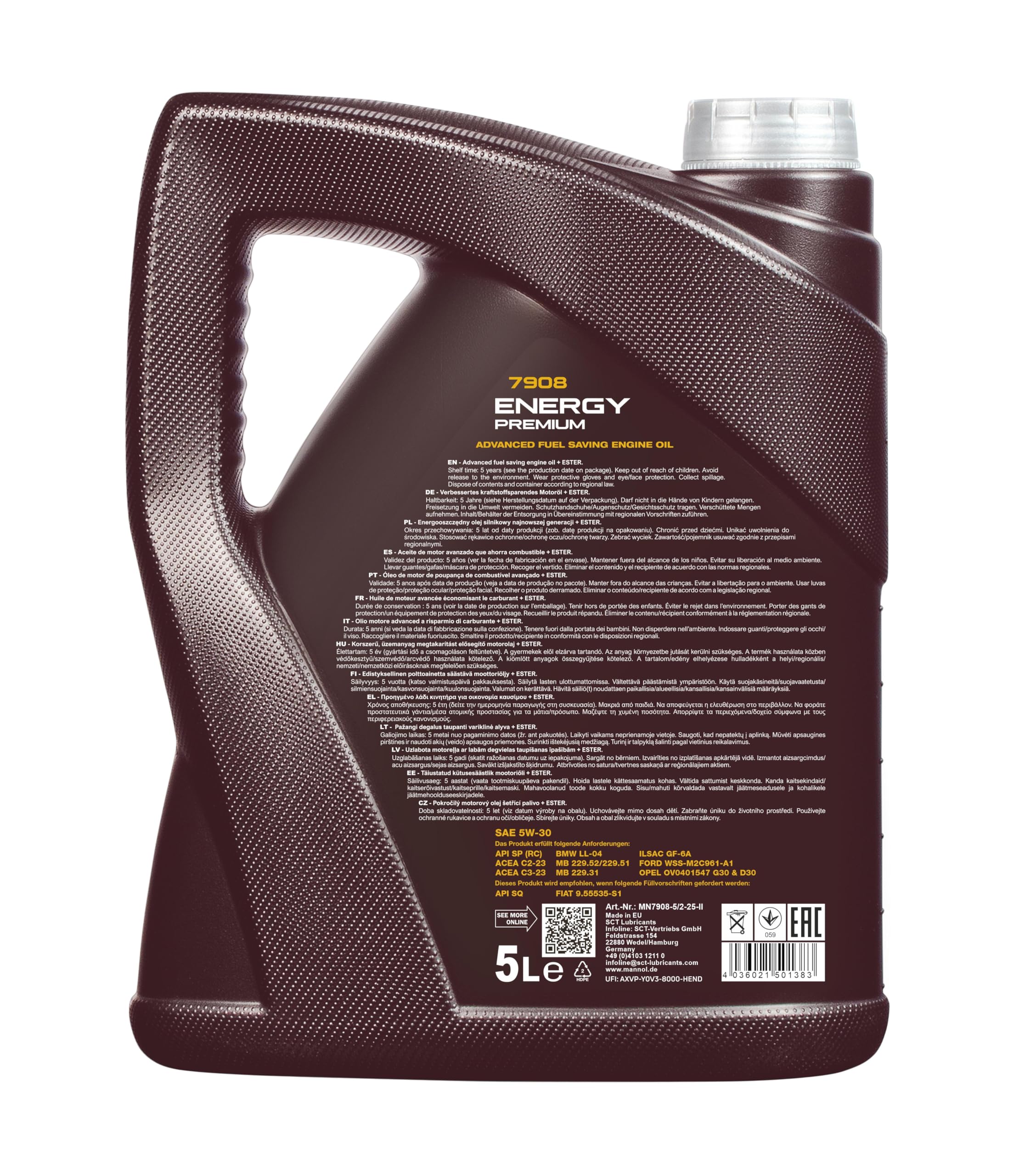 Inspektionspaket enthält 7 L Motoröl Energy Premium 5W-30 Ölfilter Luftfilter für Terracan HP 2.9 CRDi 4WD