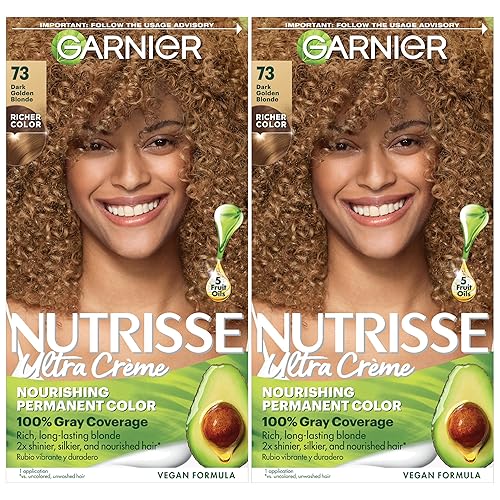 Garnier Hair Color Nutrisse Nourishing Creme, 73 Dark Golden Blonde