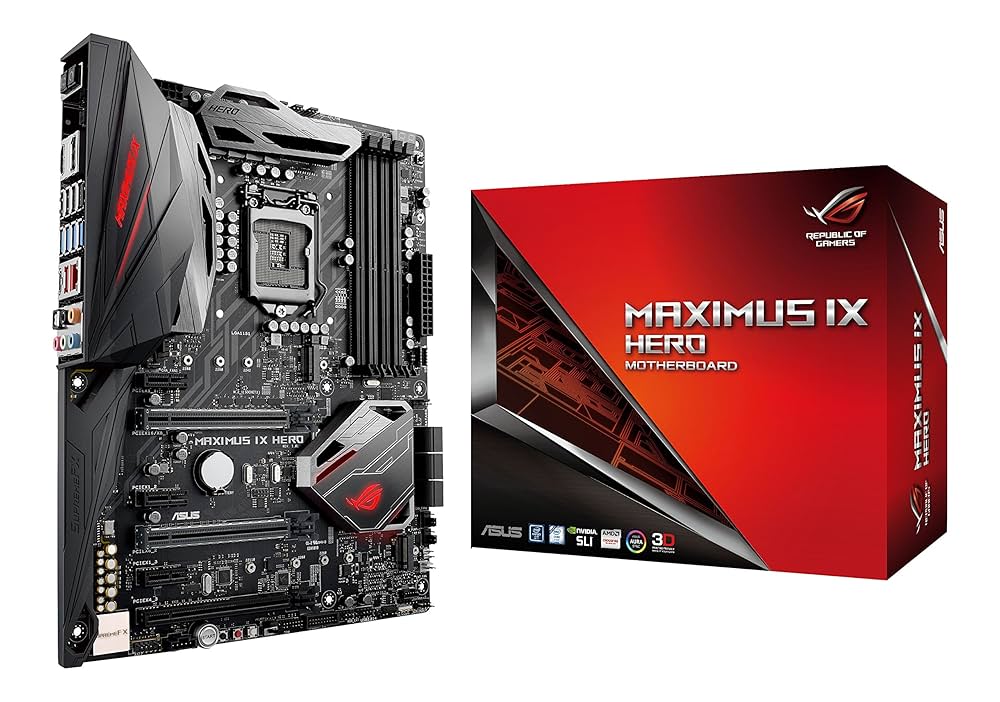 ASUS ROG MAXIMUS IX HERO - Intel Z270 ATX gaming motherboard