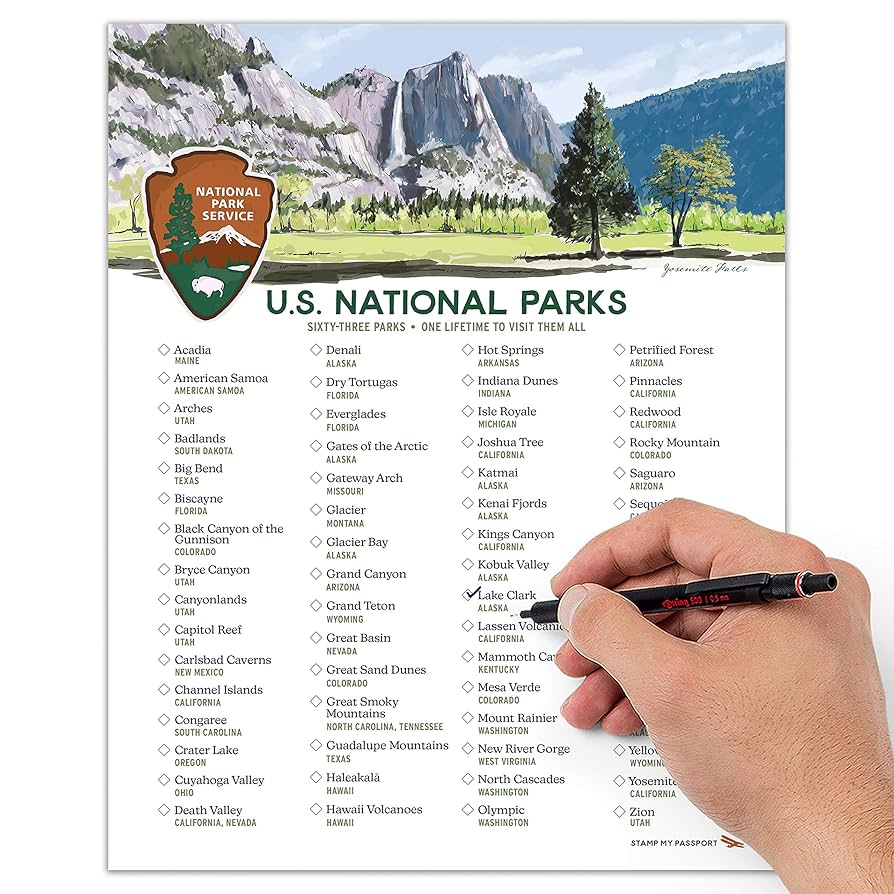 amazon-com-stamp-my-passport-national-parks-checklist-poster-8x10-unframed-bucket-list-tracker-for-63-us-national-parks-office-products for Free Printable National Park Checklist Amazon.com: Stamp My Passport National Parks Checklist Poster – 8x10 Unframed Bucket List Tracker for 63 US National Parks : Office Products for Free Printable National Park Checklist