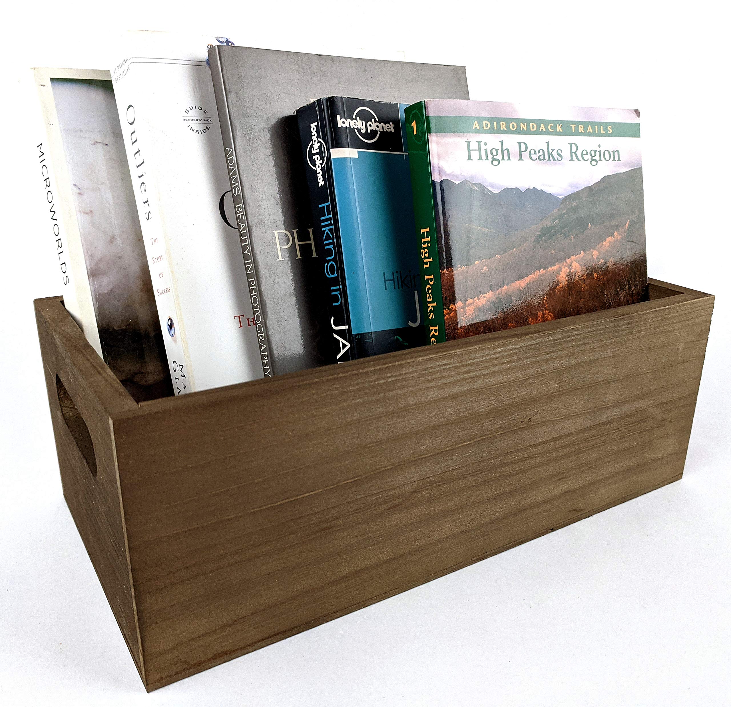 Nesting Wood Storage Crates Set of 3 Decorative Craft Crates Real