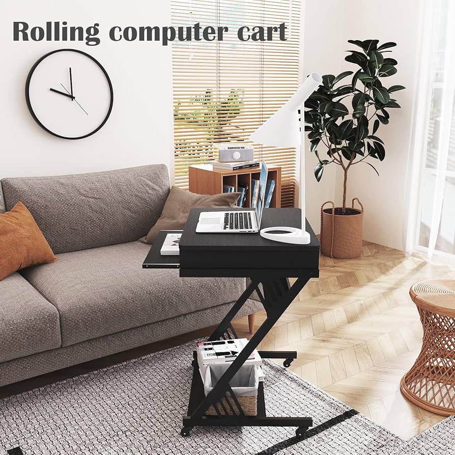 小さな文机 Amazon.com: ALISENED Computer Desk for Small Spaces,23.6