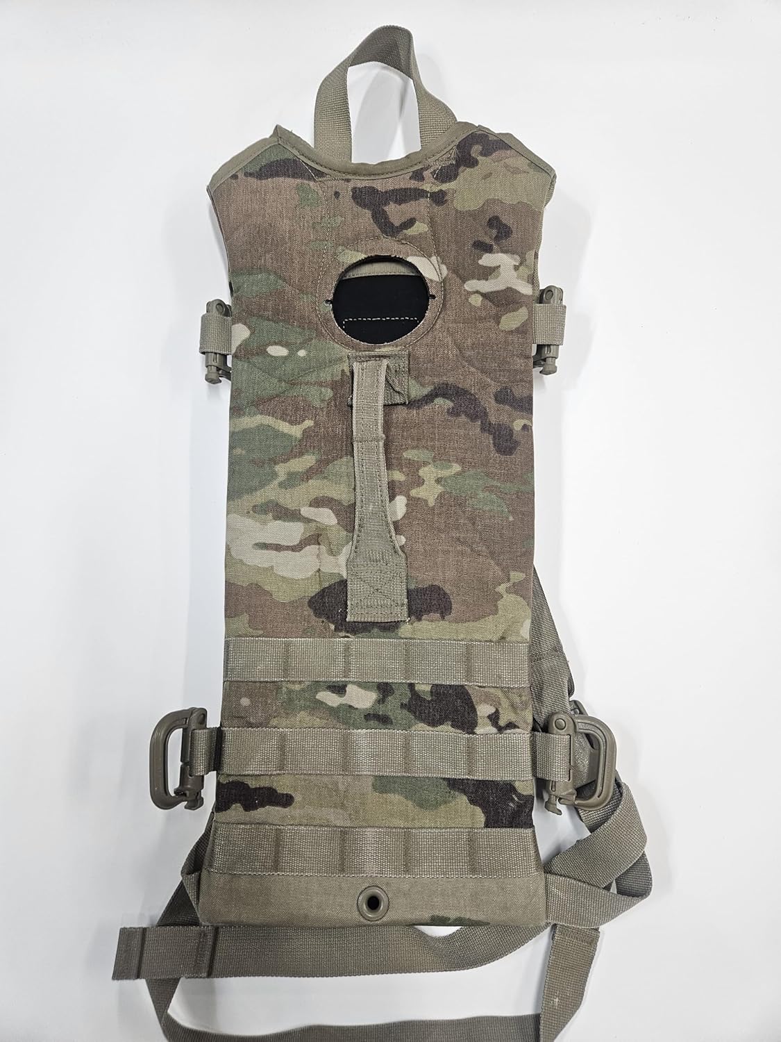 MOLLE Tactical Hydration Pack, 3L Capacity Bladder Sold Separately, Military Multicam Pouch, for Hiking Hunting Running