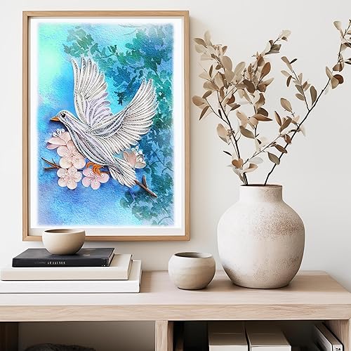 Miniatura 3 de Dove - Tarjeta de felicitación con diseño de animales, romántica tarjeta de felicitación para todas las ocasiones, pensando en ti, cumpleaños, día