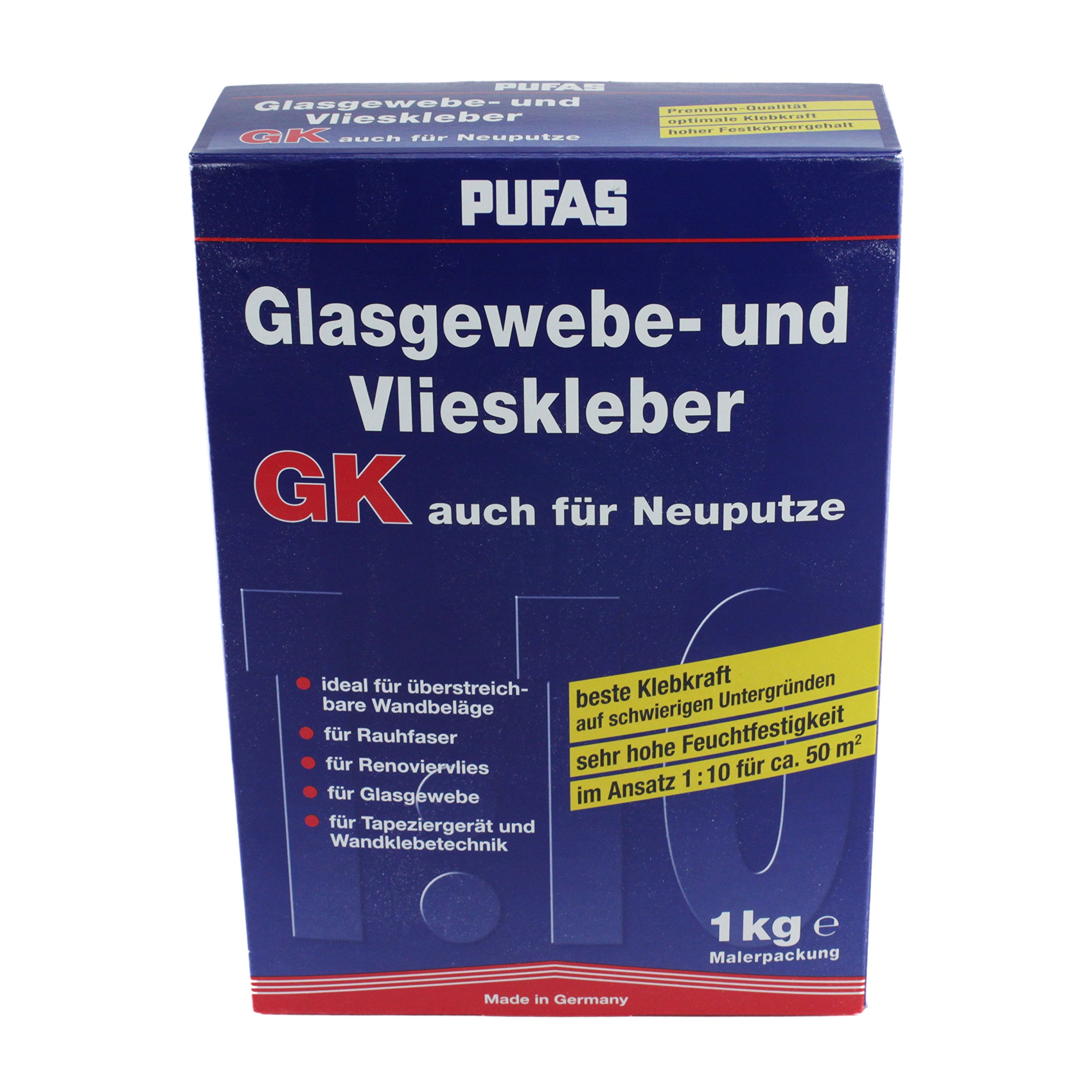 Pufas Glasgewebe- und Vlieskleber GK Ultra 1,0 KG