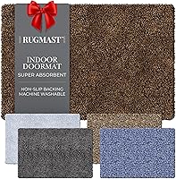 Vista 9 de Tapete de Puerta Interior de Microfibra Premium – 20"x30" Tapete de Entrada Lavable, Antideslizante, Respaldo Impermeable, Súper Absorbente, Tapete