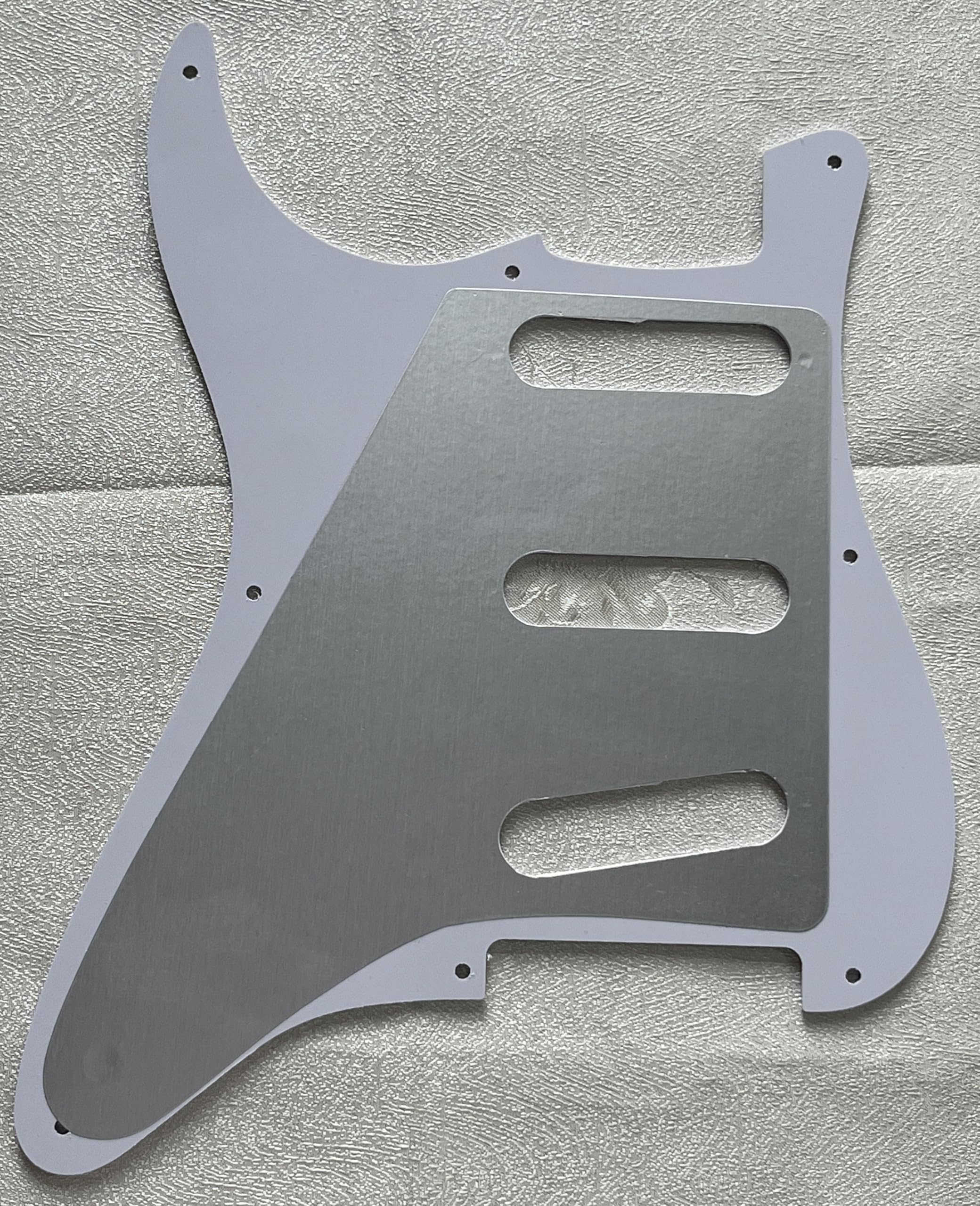Battipenna Fender Stratocaster Allparts – 1 Strato Bianco – 8 Fori – PG-0550-025 NUOVO - Foto 6
