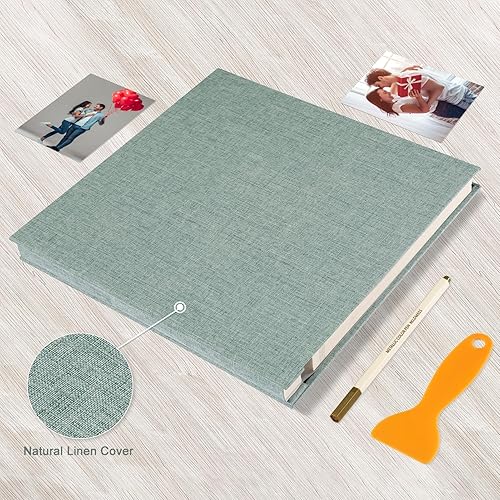 Miniatura 4 de Álbum de fotos autoadhesivo Semfalbuums con páginas adhesivas, álbumes de fotos magnéticos con páginas adhesivas para fotos de 4x6, 5x7, 8x10,