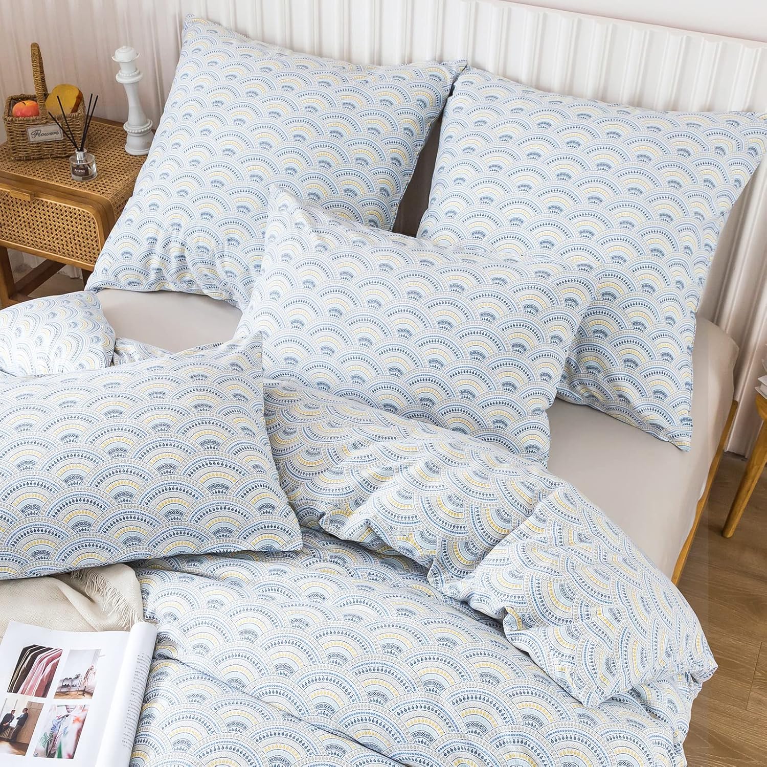 KeoWin Bed Linen, 2Piece, Microfibre, Comfortable Bedding Set with Zip