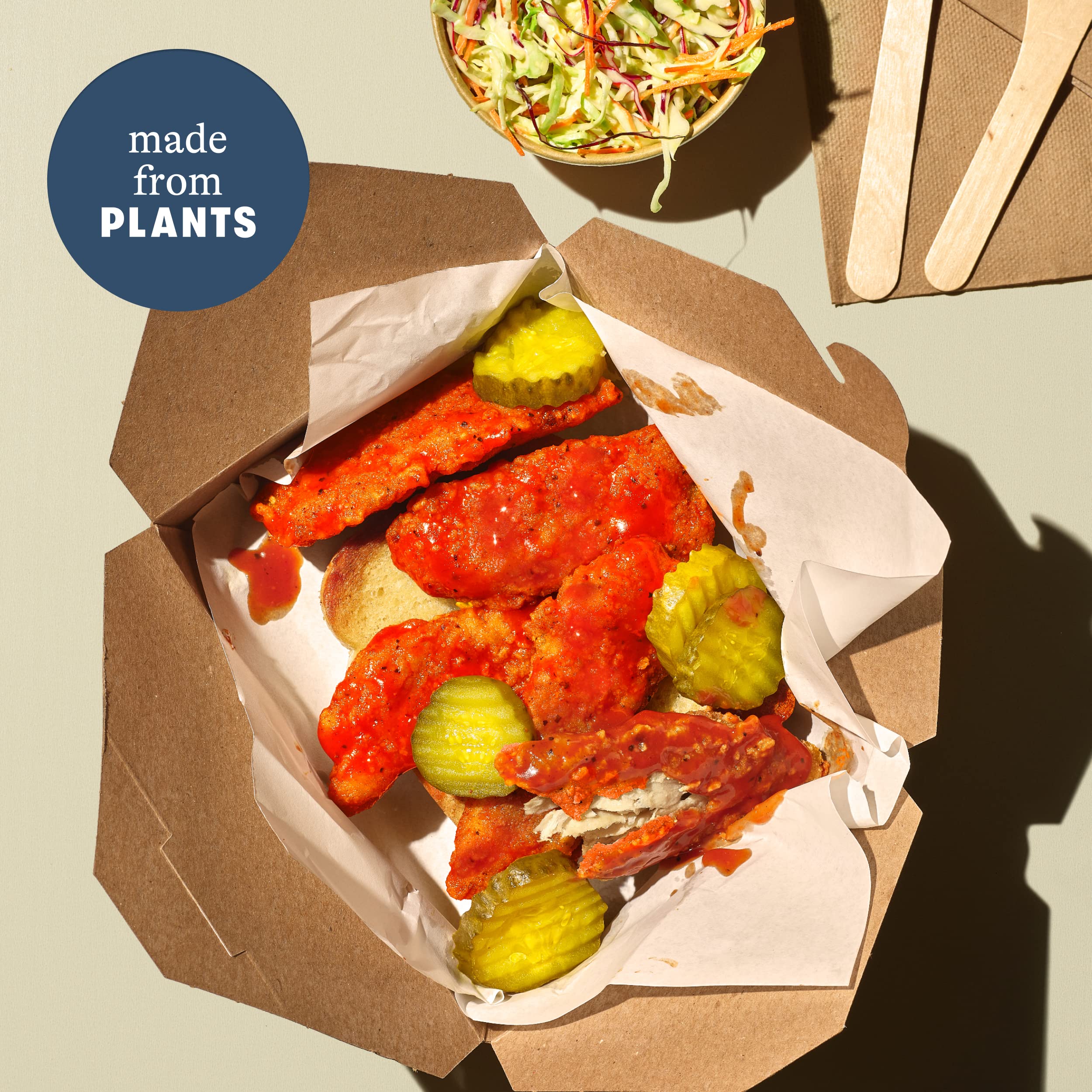 Daring Buffalo Plant Chicken Wings Vegan 8oz Pouch Frozen — view 3