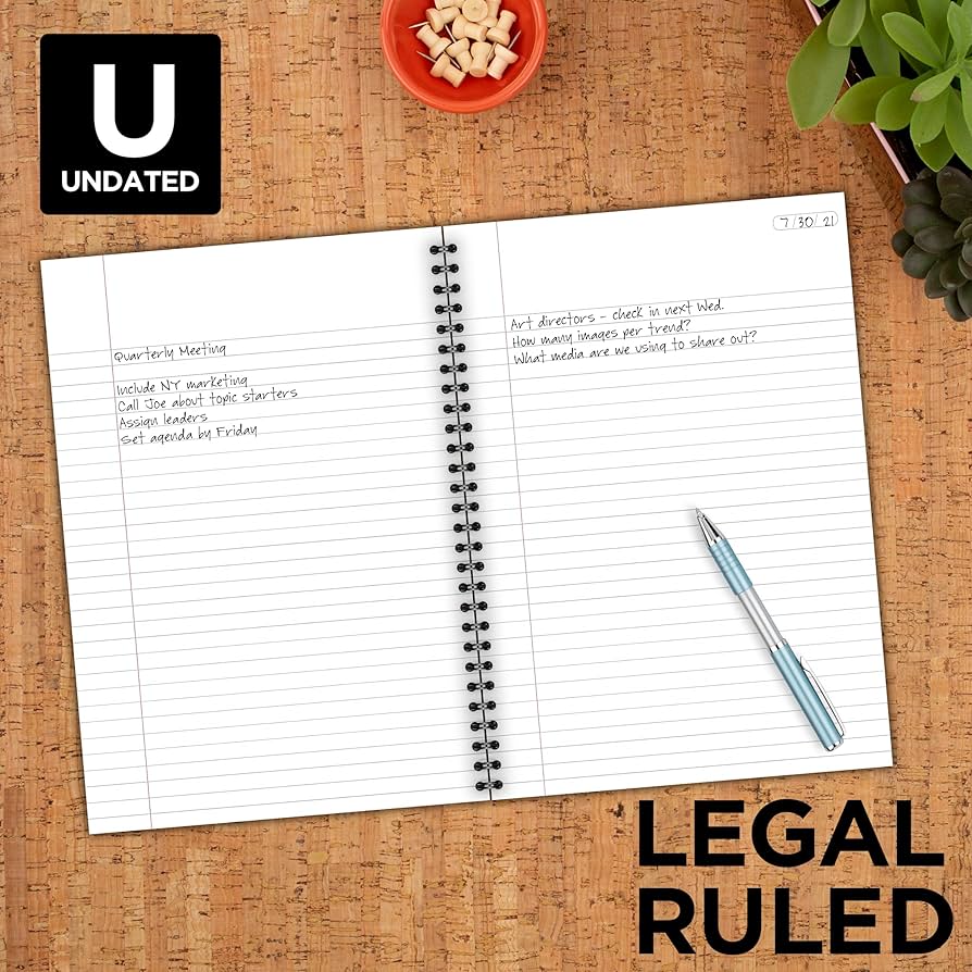 Amazon.com : Cambridge Limited Business Notebook, Legal