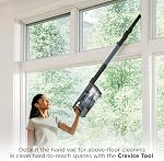 Aspirateur stick sans fil Shark pour animaux avec grand bac à poussière, phares LED, aspirateur à main amovible, léger, outil de crevasse, tapis et sols durs, autonomie de 40 minutes, bleu glacier, IX141AMZ