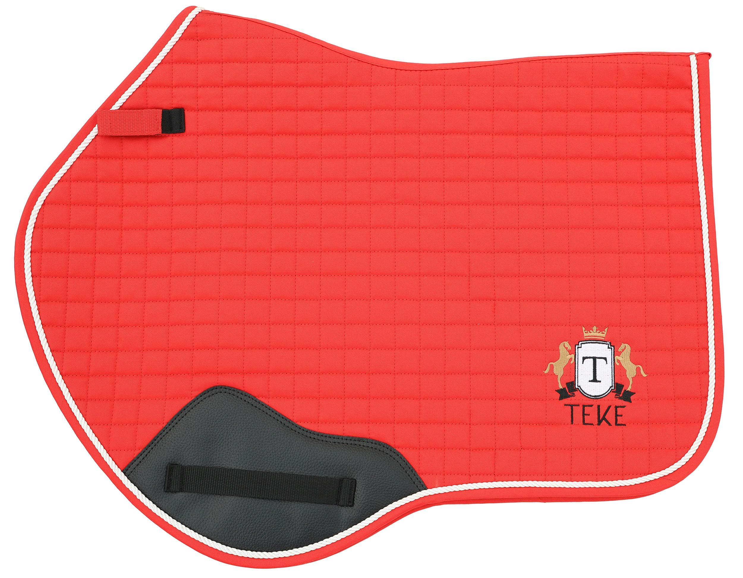T TEKE Close Contact Saddle Pads,100% Cotton English Saddle Pads for Horses with Moisture-Wicking and Breathable Lining