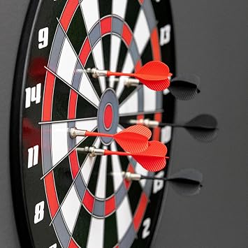 Accudart 16 Magnetic Dartboard Set Magnetic Dart Board with 6 Darts, Wall Mount Design, No Steel Tips, Ideal for Casual Play