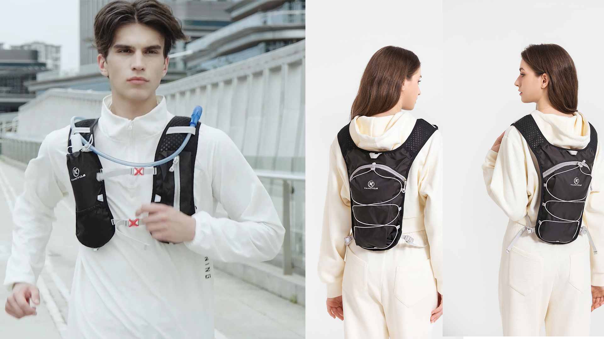 KAMCYCLE Laufrucksack Mit Trinkblase - Ultraleicht 180g Für Trailrunning