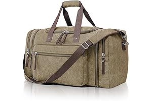 Canvas Duffel Bag for Men: Expandable and Versatile for Travel