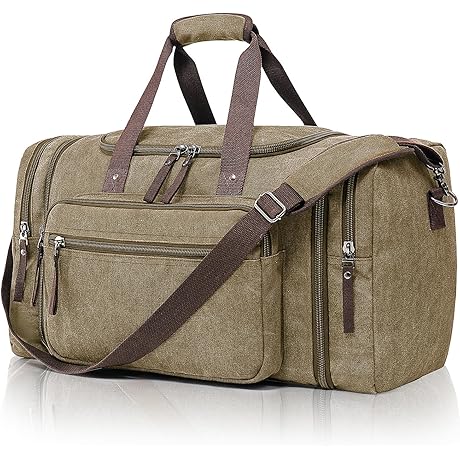 Canvas Duffel Bag for Men: Expandable and Versatile for Travel