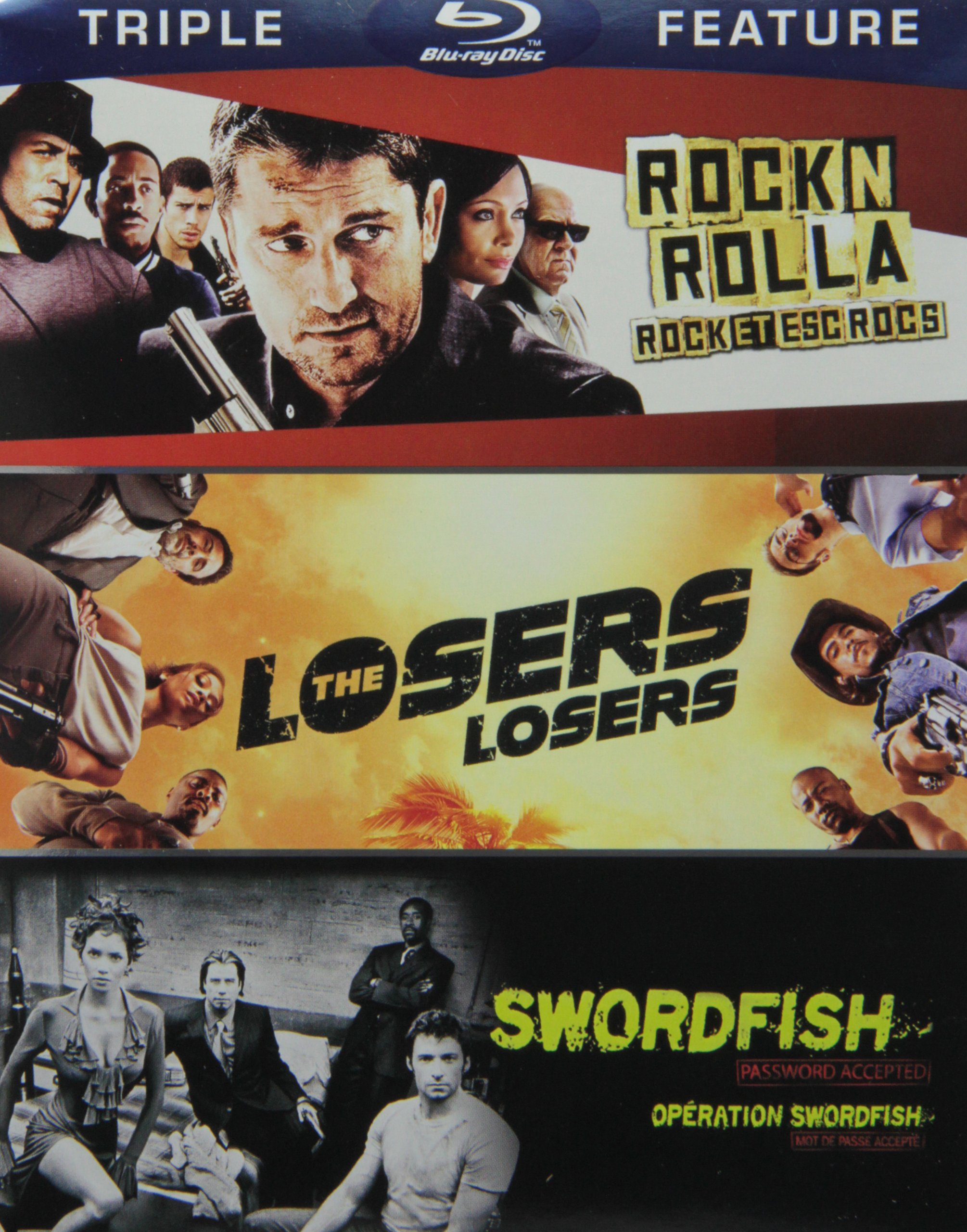 Rocknrolla/ Losers/ Swordfish (BIL/ 3FE) [Blu-ray] [Blu-ray]