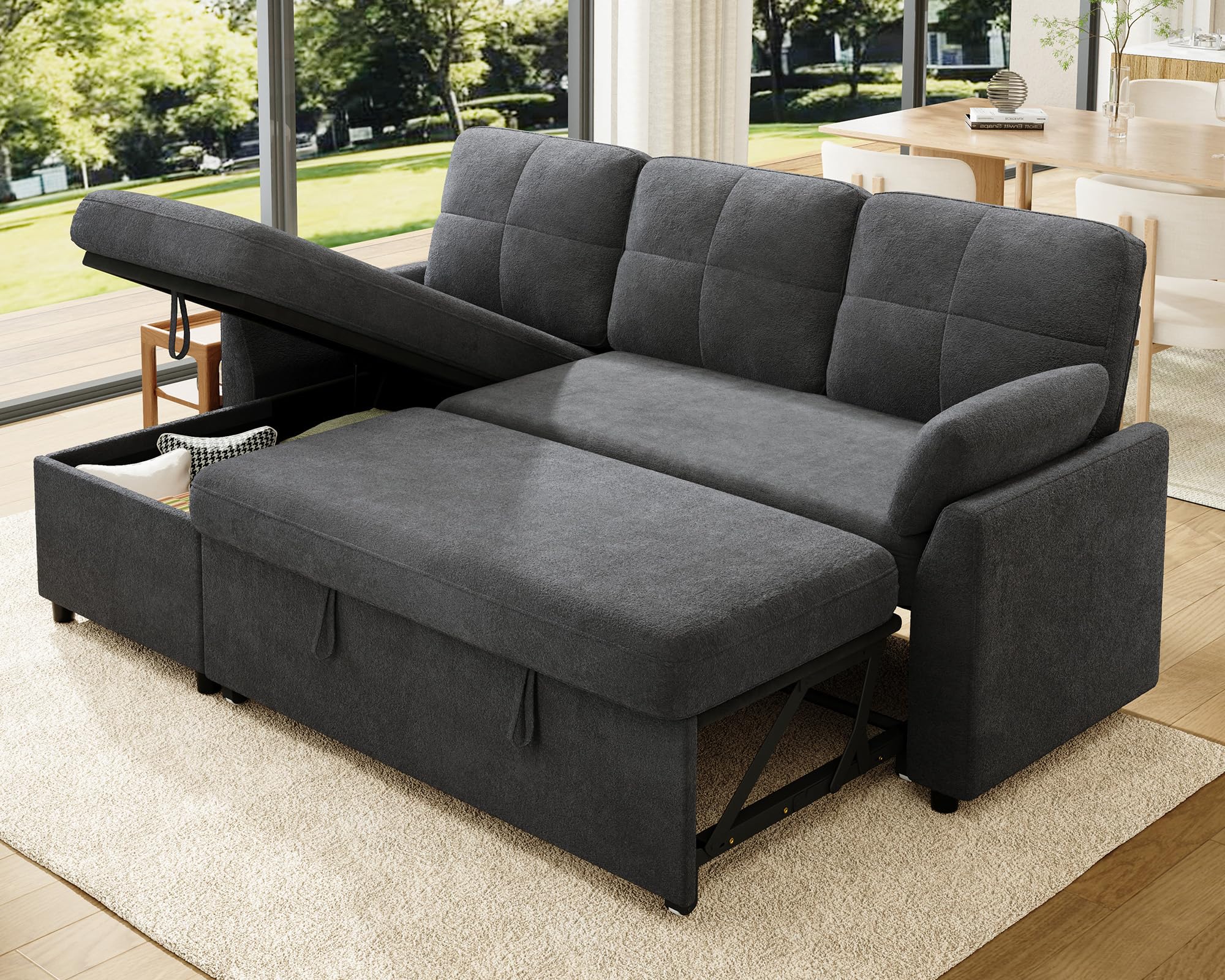 AMEILIFE L-Shaped Sofa Bed