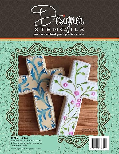 Miniatura 1 de Juego de cortador de galletas y plantillas de Designer Stencils