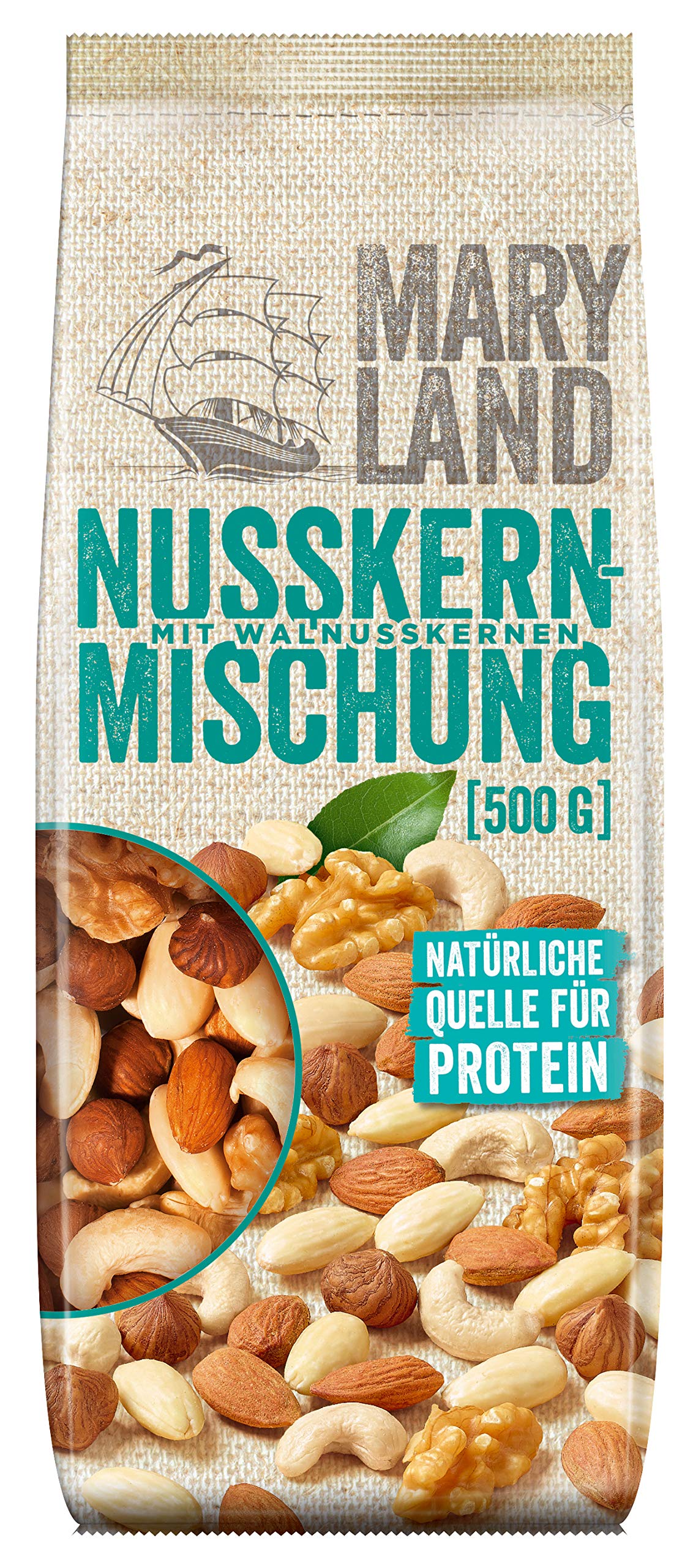 Maryland Nusskernmischung, 10er Pack (10 x 500 g)
