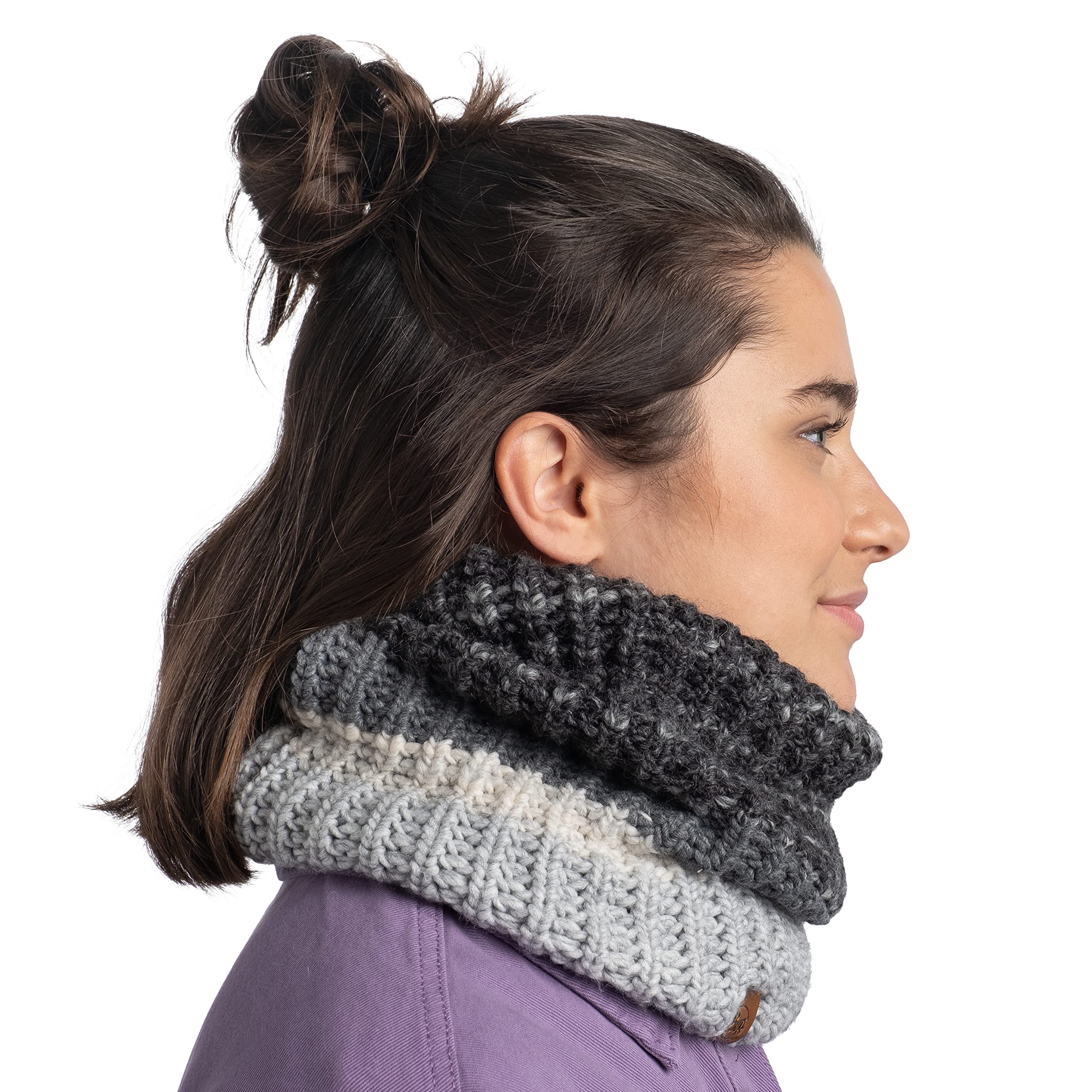 Buff Calentador de cuello unisex con forro polar