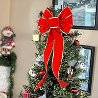 Vista 129 de Arco de corona de arpillera negra con alambre, 10 pulgadas de ancho, colas largas de 18 pulgadas, cinta de Navidad, decoración de puerta delantera