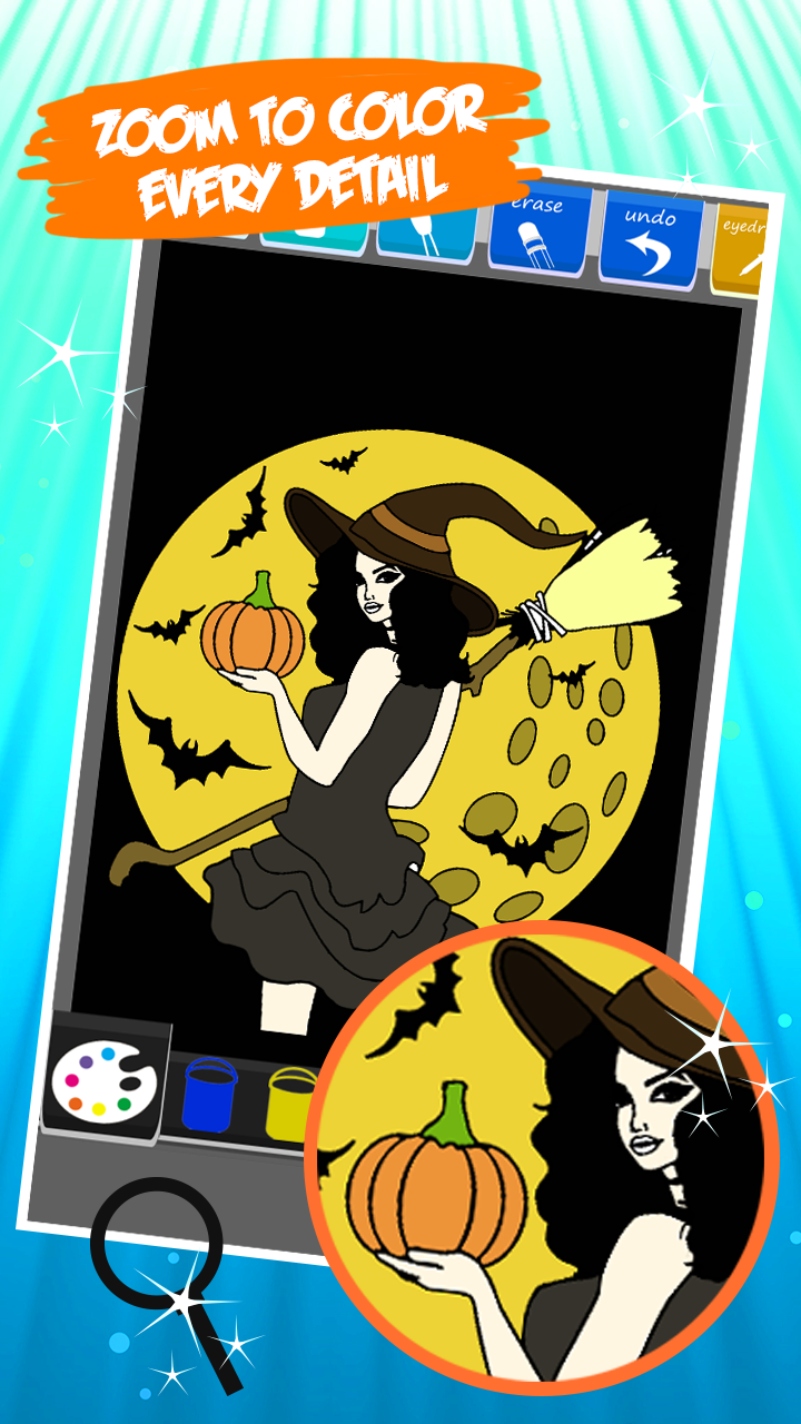 Witch Coloring Book - App on Amazon Appstore