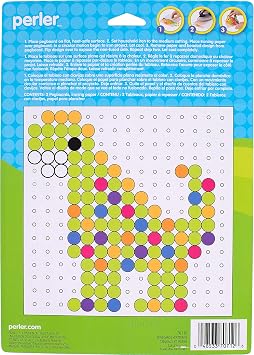 Perler Beads Biggie Beads Pegboards for Kids Crafts, 3 pcs , 10.5 x 7.5 x 1, Small