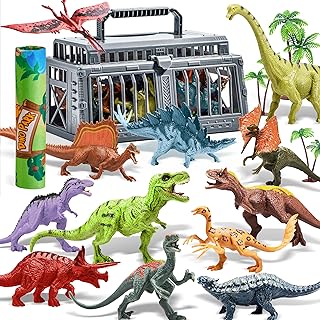 JOYIN Dinosaur Toys for Boys Age 3-6,Kids Toys with Play Mat