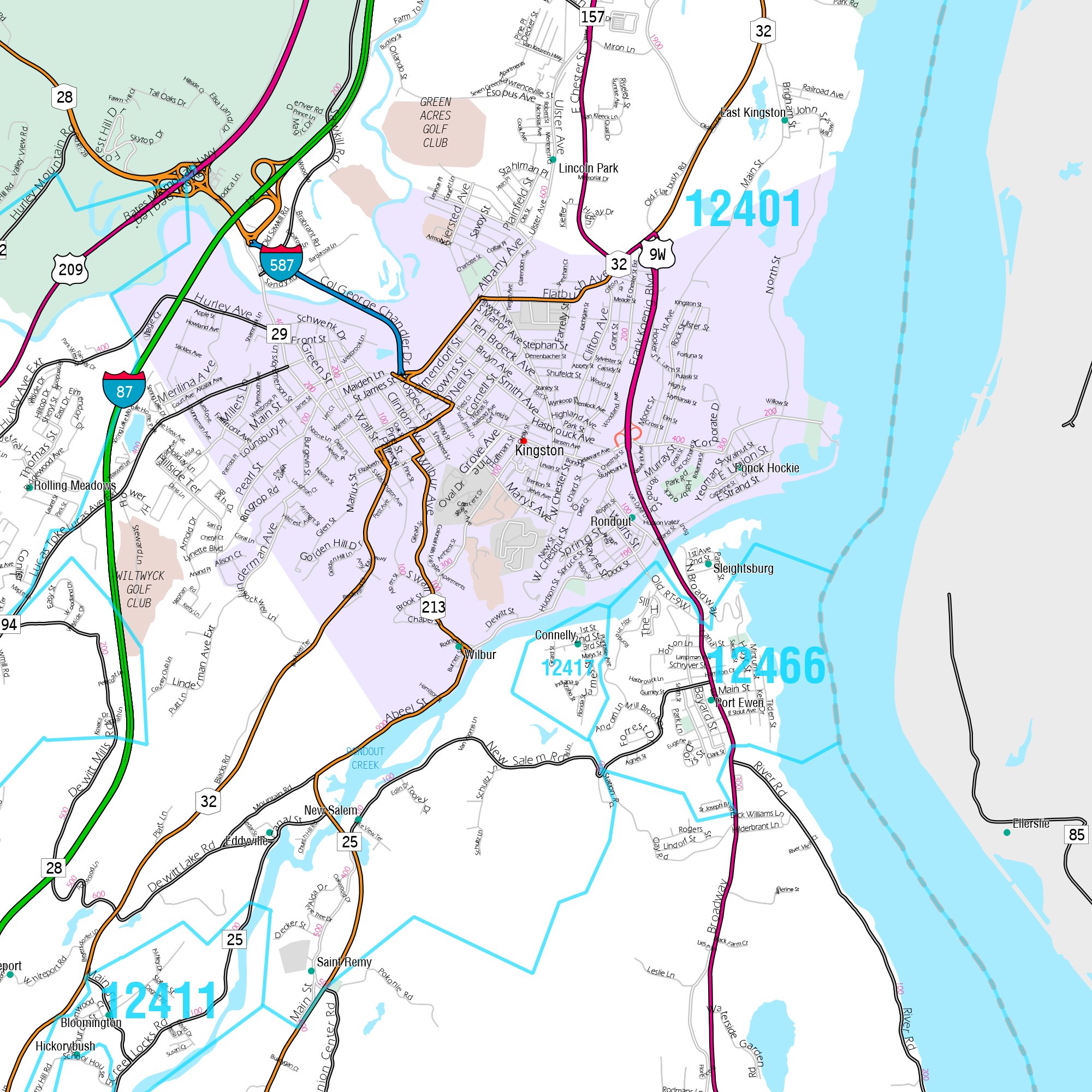 Jefferson County Ny Wall Map Basic Style By Marketmaps