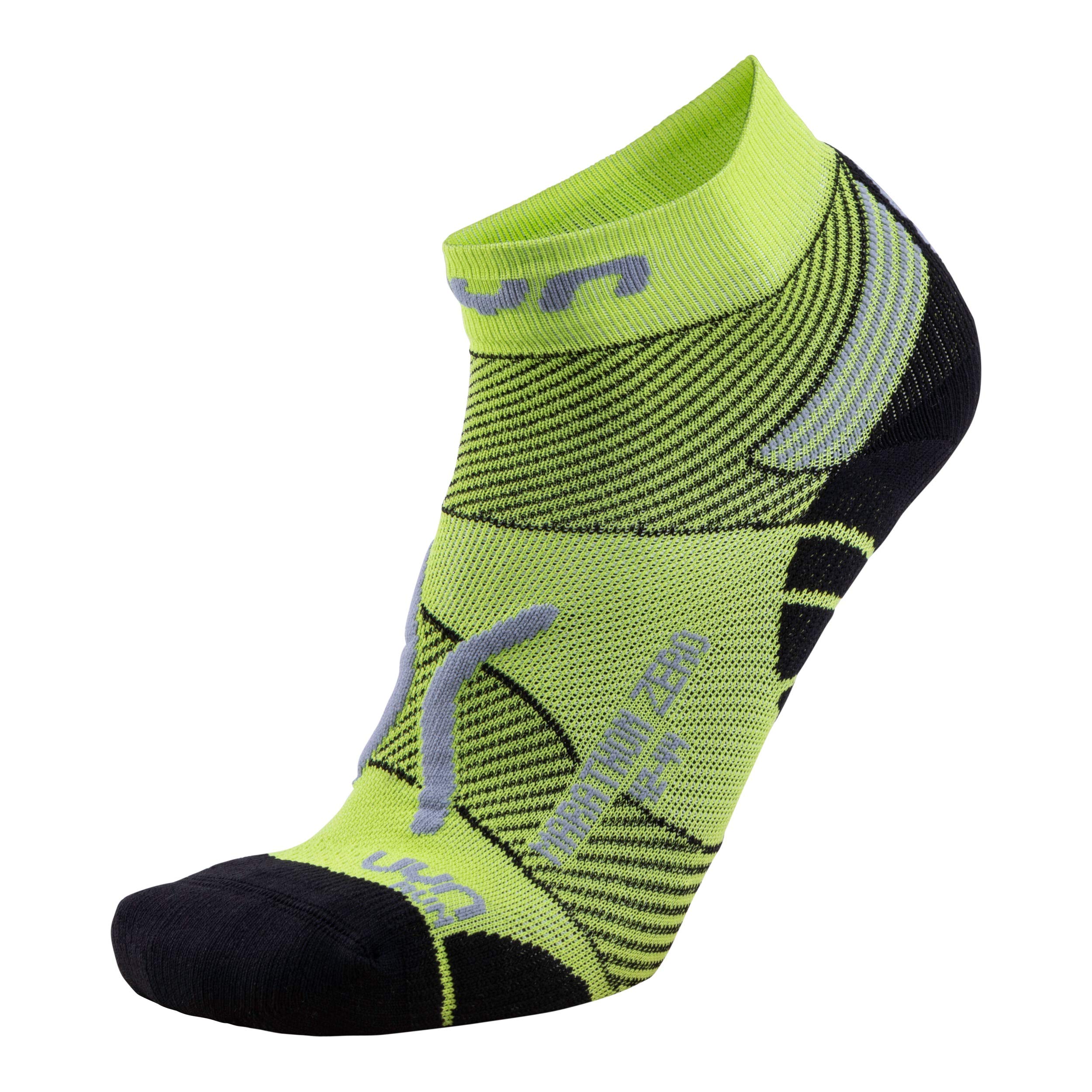 UYN S100072 RUN MARATHON ZERO Socks Men's Lime green/black 41