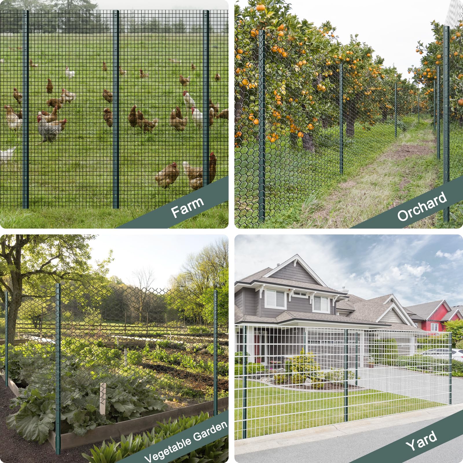 Soportes De Ferrocarril, 10 Estacas Resistentes Para Bordes De Jardín,  Macetas De Madera, Camas De Jardín,, image size:1600x1600