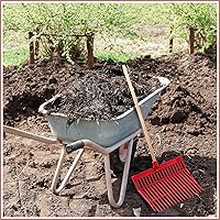 Vista 6 de Lasnten 6 cabezales de repuesto de horquilla de estiércol, cabeza de horquilla de 18 dientes con tornillos y tuercas, rastrillo de estiércol